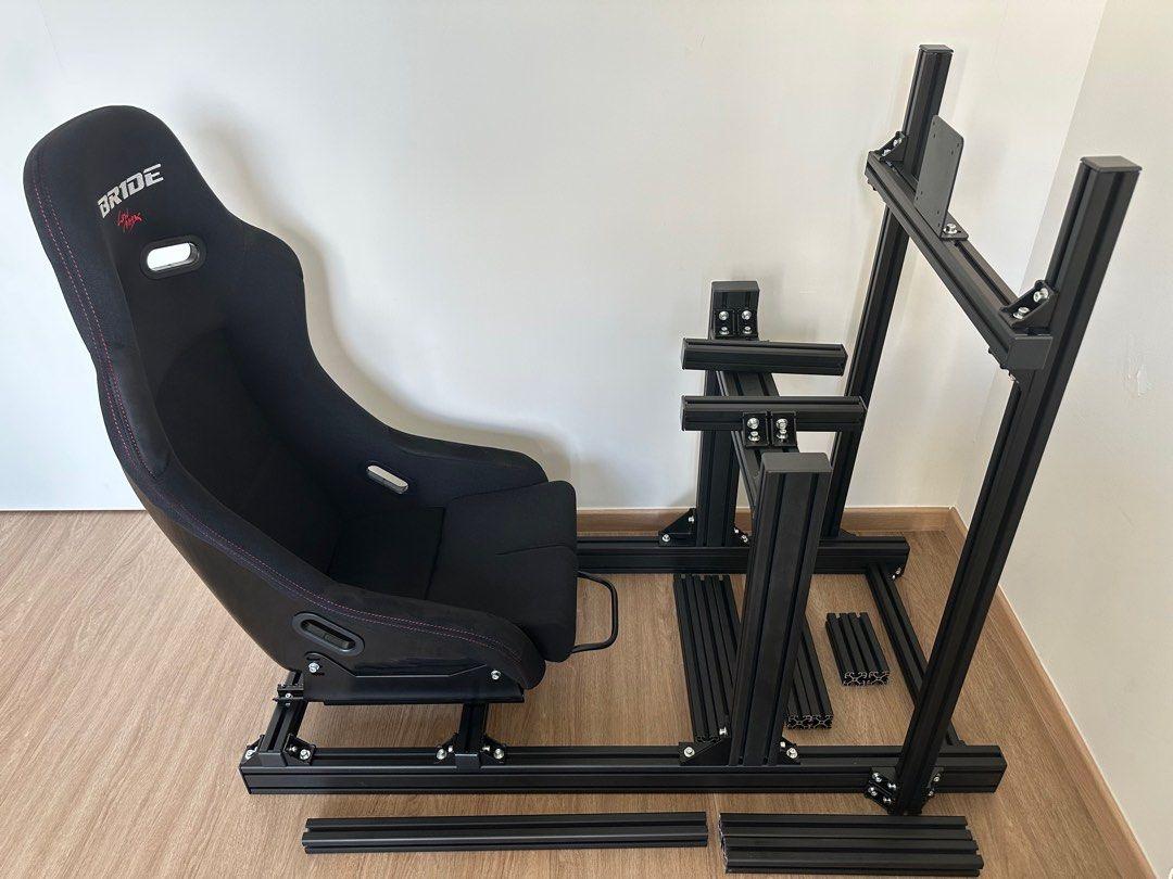 Side view of the racing rig